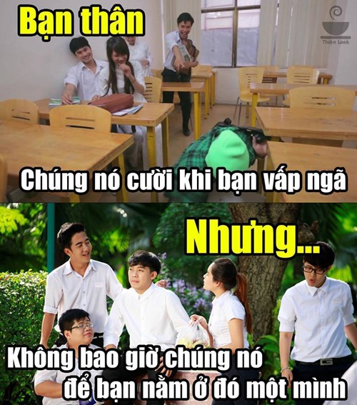 Hình ảnh chế tình yêu vui nhộn hài hước nhất facebook Lạ vui Việt Giải Trí