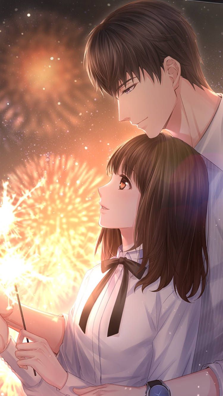 Cặp đôi anime lãng mạn các bức ảnh