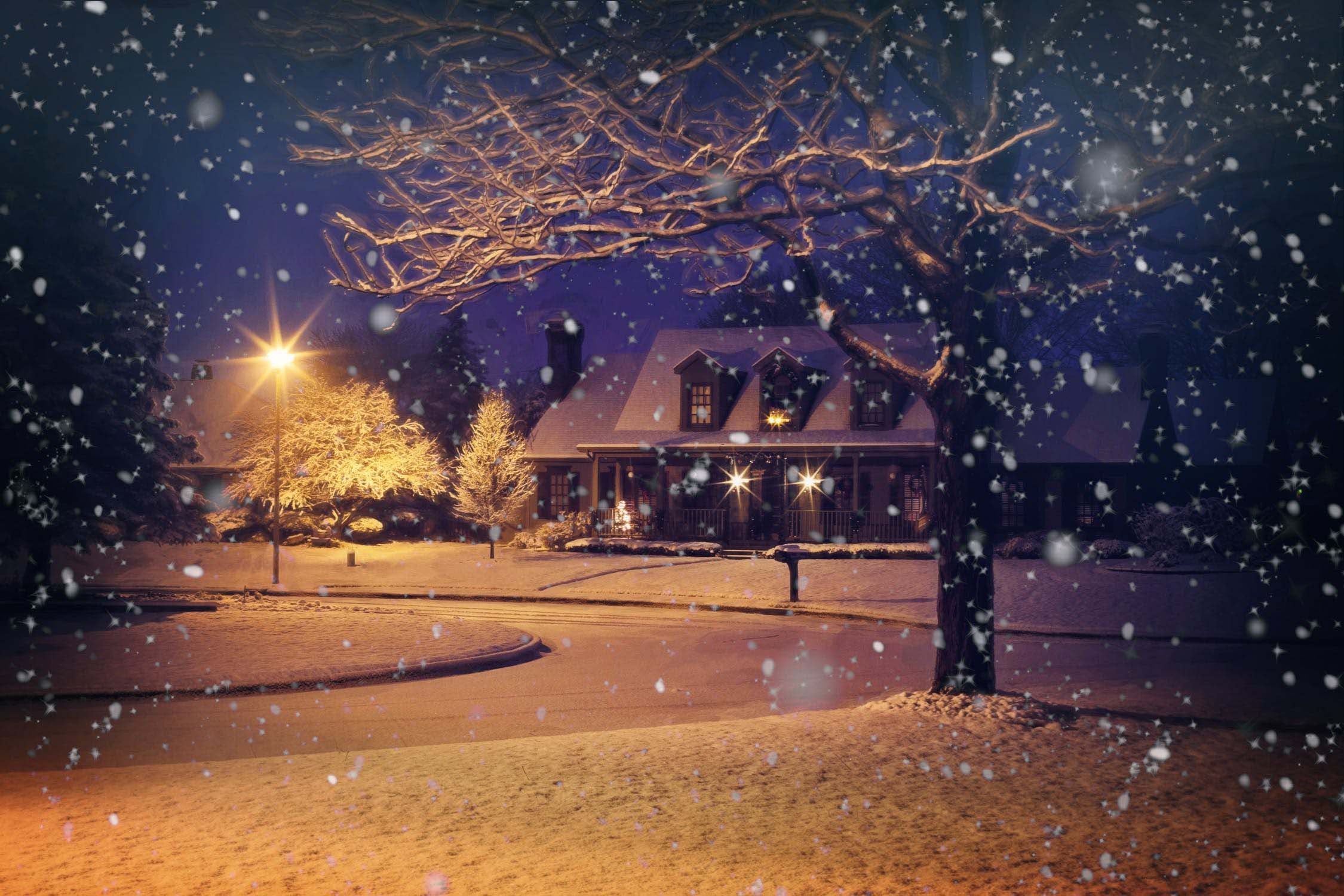 Hình ảnh đêm mùa đông