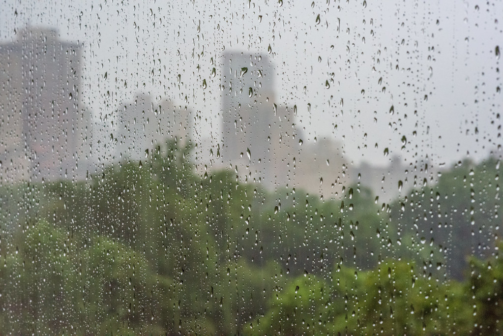 Hình ảnh mưa bên cửa sổ đẹp