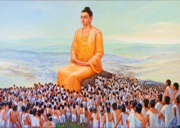Một bức chân dung tuyệt đẹp của một vị Phật từ bi