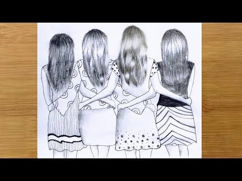 4 Girl Friends Paint Video