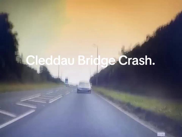 Cleddau Bridge Crash Video