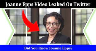 Joanne Epps Video