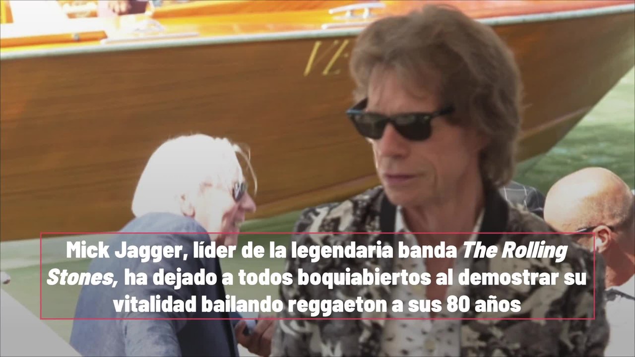 Mick Jagger Bailando Reggaeton