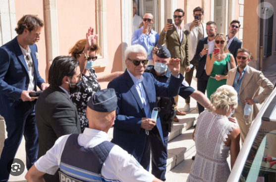 Photo mariage Bernard Tapie