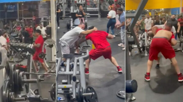 Watch the red shirt knocked out in gym original video