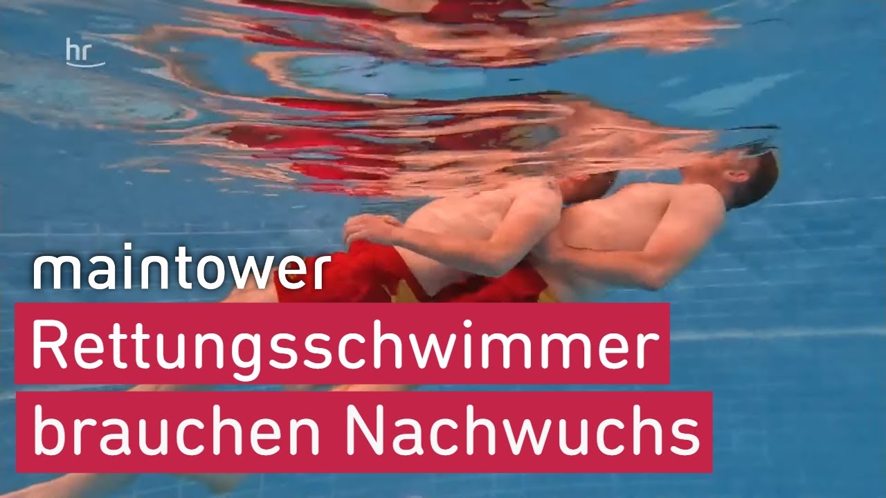 Rettungsschwimmerin dreht Tape