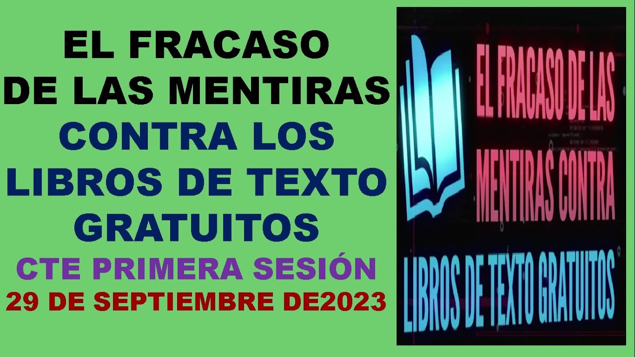 Video el fracaso de las mentiras contra los libros de texto gratuitos