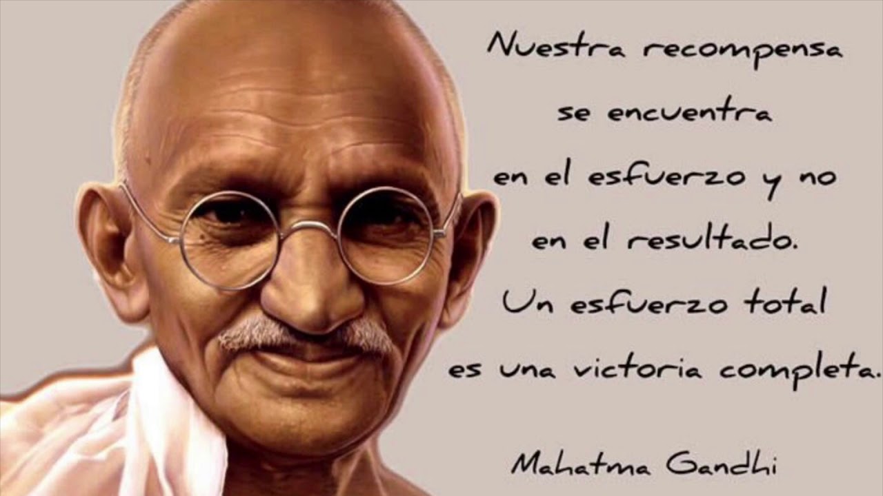 Frases de Gandhi de motivación: viva una vida significativa