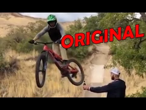 Descubre el increíble video de la bicicleta y la botella