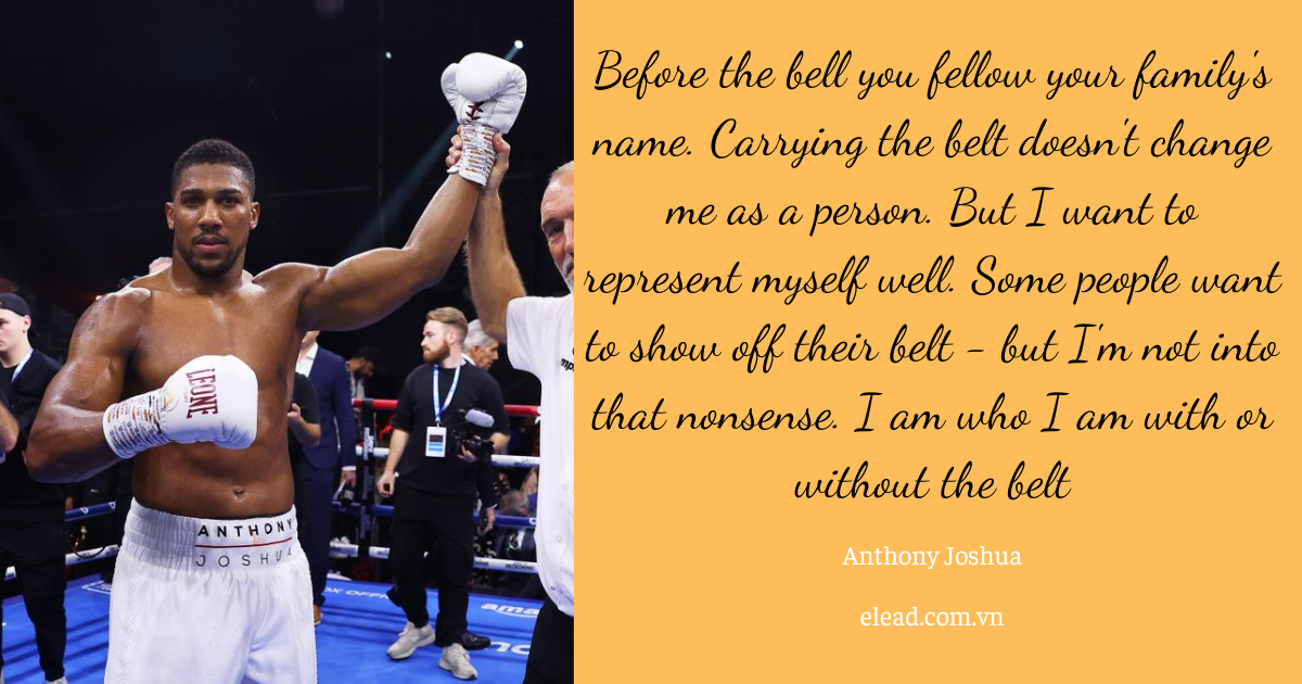 Unveiling top 30 Anthony Joshua quote for Inspiration