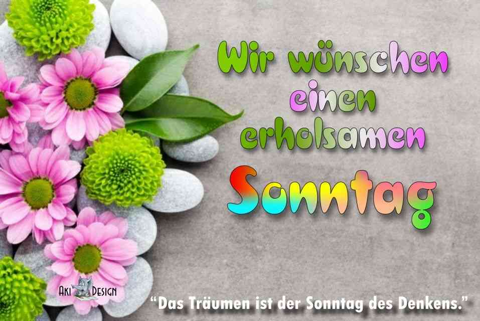 einen schönen sonntag wünschen