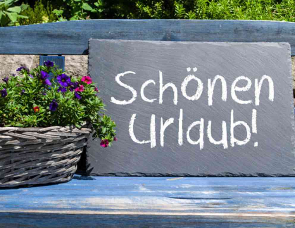 einen schönen urlaub wünschen