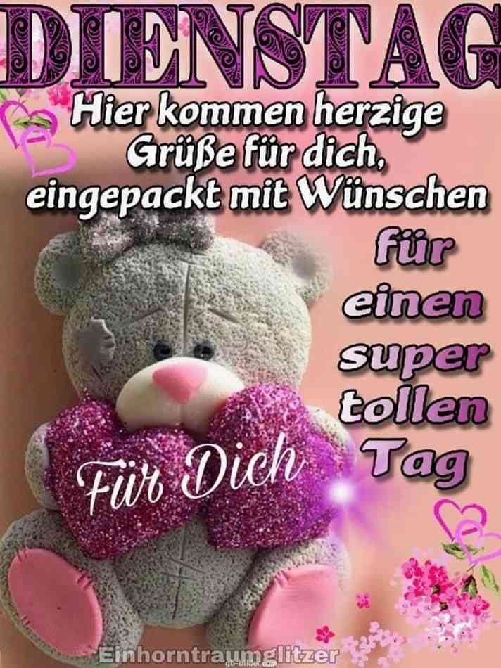 guten morgen wünsche dir einen schönen dienstag