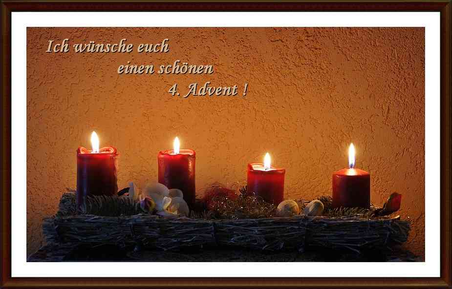 ich wünsche dir einen schönen 4 advent