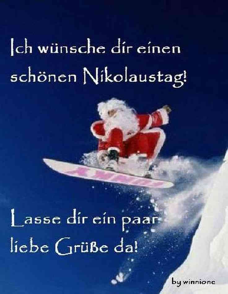 ich wünsche dir einen schönen nikolaus