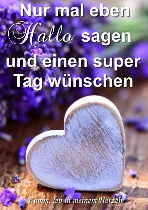 Wünsche Einen schönen Tag voller Glück und Freude!