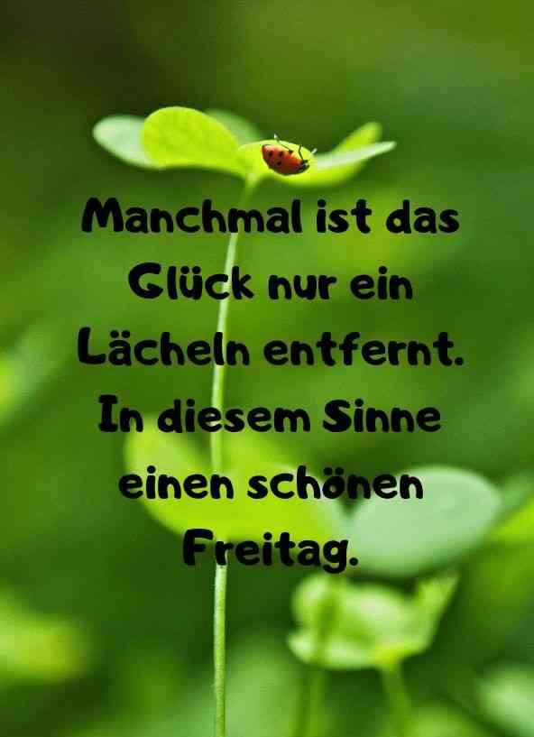 Ein zauberhaft Ich wünsche dir einen schönen Freitag