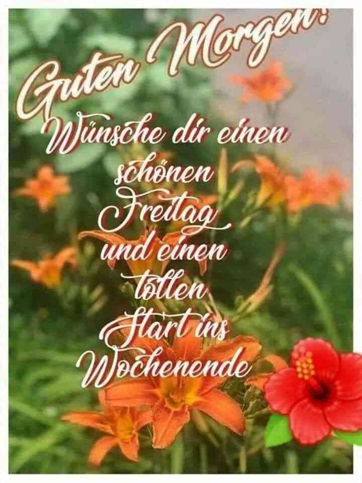 ich wünsche dir einen schönen freitag