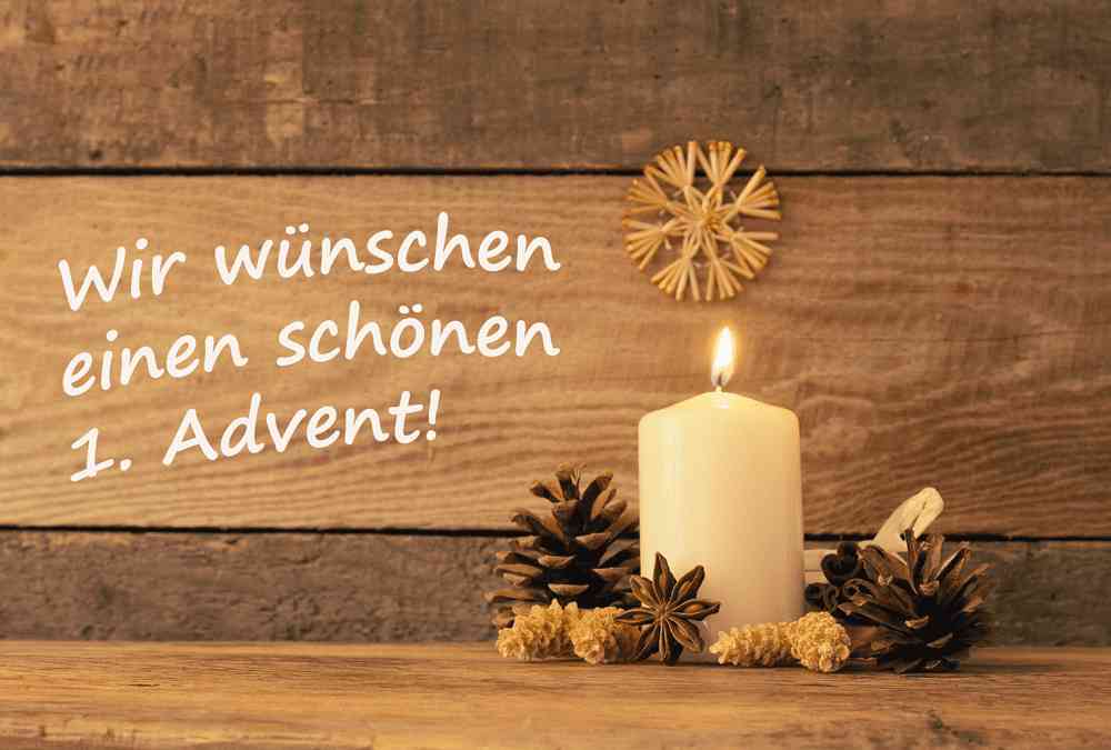 schönen 1 advent wünschen gif