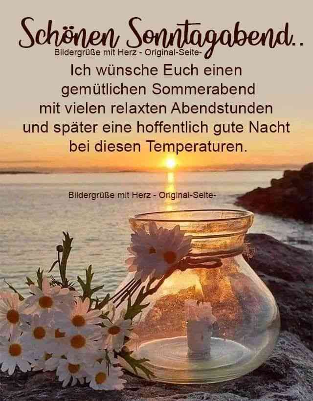 wünsche einen schönen sonntag